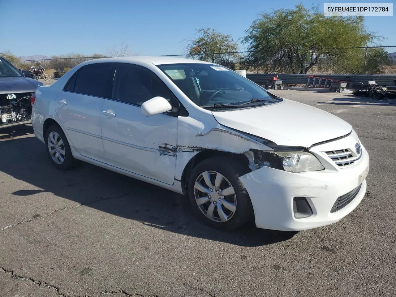 2013 Toyota Corolla Base VIN: 5YFBU4EE1DP172784 Lot: 77490814