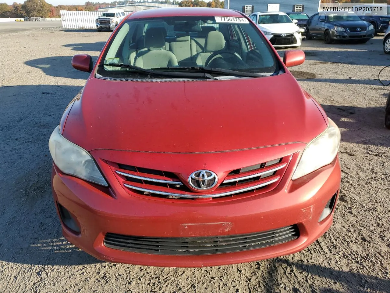 2013 Toyota Corolla Base VIN: 5YFBU4EE1DP205718 Lot: 77563284