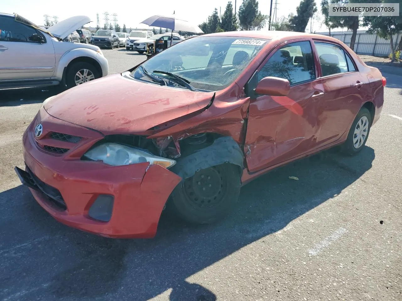 5YFBU4EE7DP207036 2013 Toyota Corolla Base