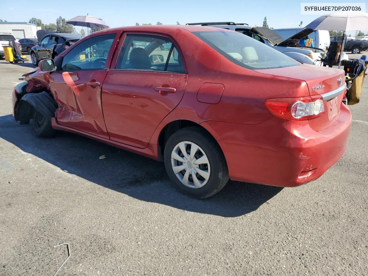 2013 Toyota Corolla Base VIN: 5YFBU4EE7DP207036 Lot: 77598274