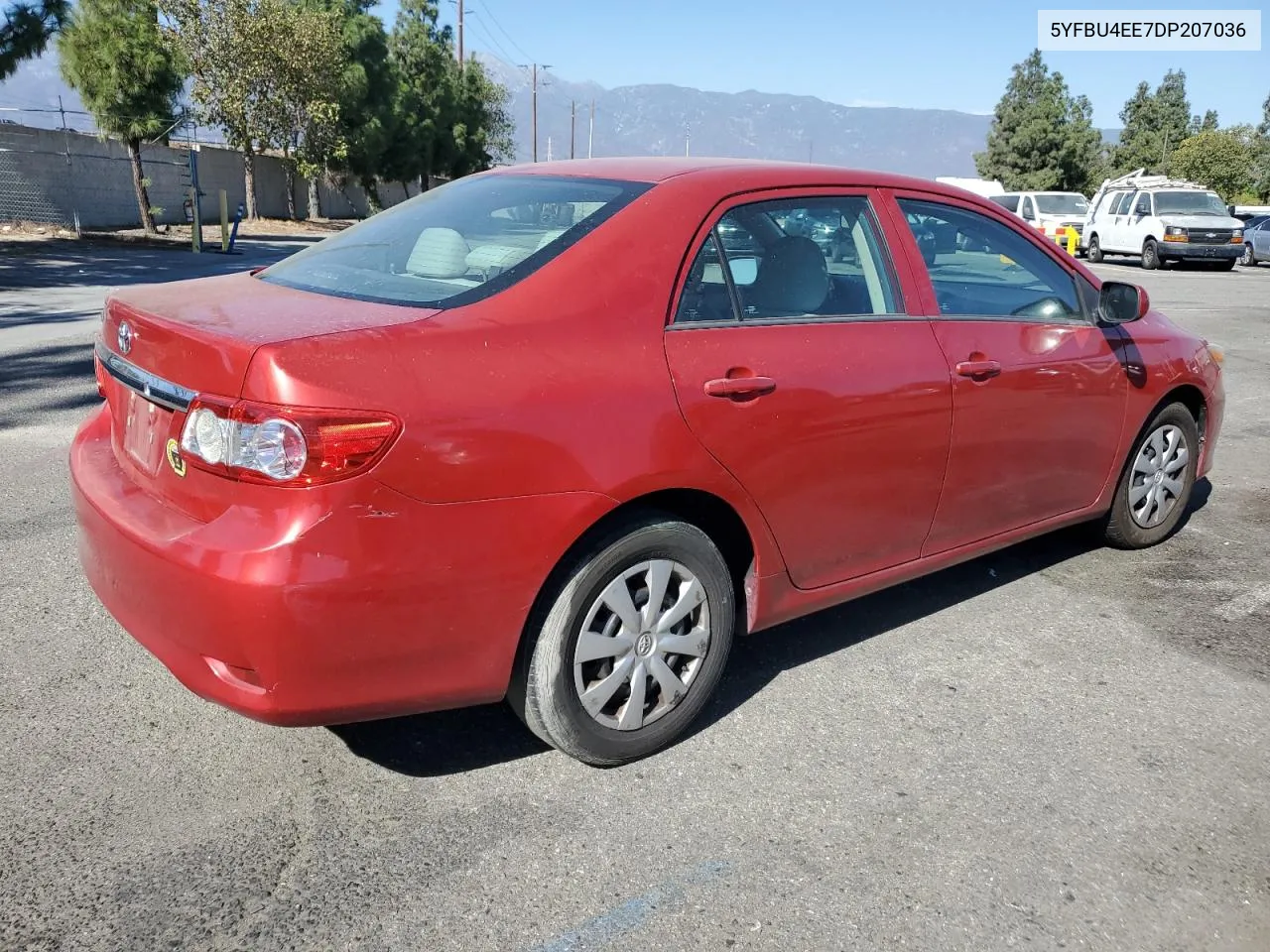 2013 Toyota Corolla Base VIN: 5YFBU4EE7DP207036 Lot: 77598274