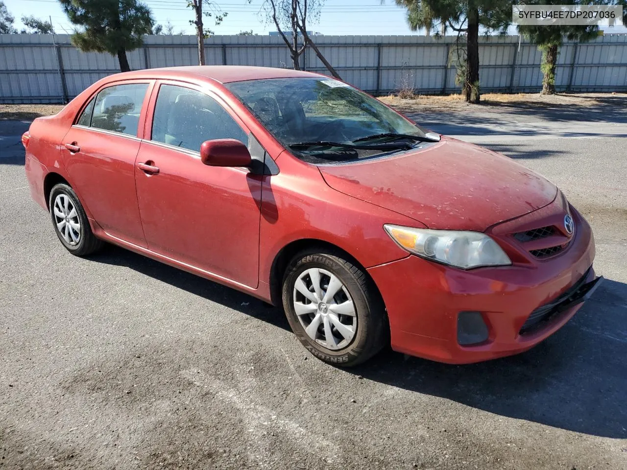 2013 Toyota Corolla Base VIN: 5YFBU4EE7DP207036 Lot: 77598274