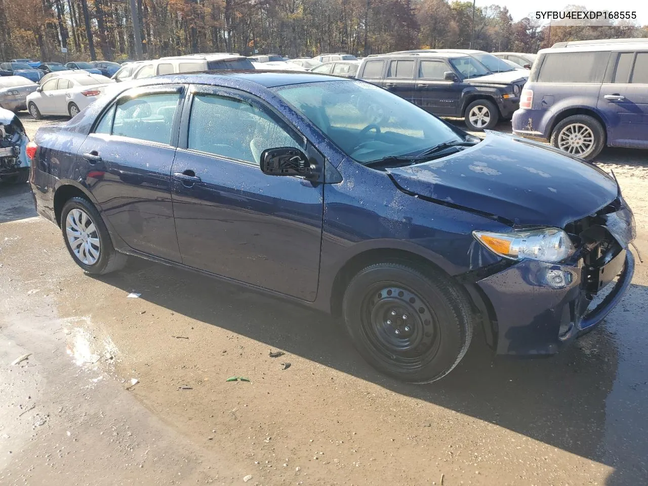 2013 Toyota Corolla Base VIN: 5YFBU4EEXDP168555 Lot: 77682154