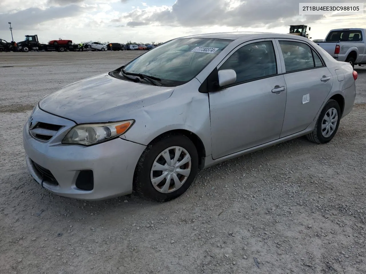 2013 Toyota Corolla Base VIN: 2T1BU4EE3DC988105 Lot: 77730374