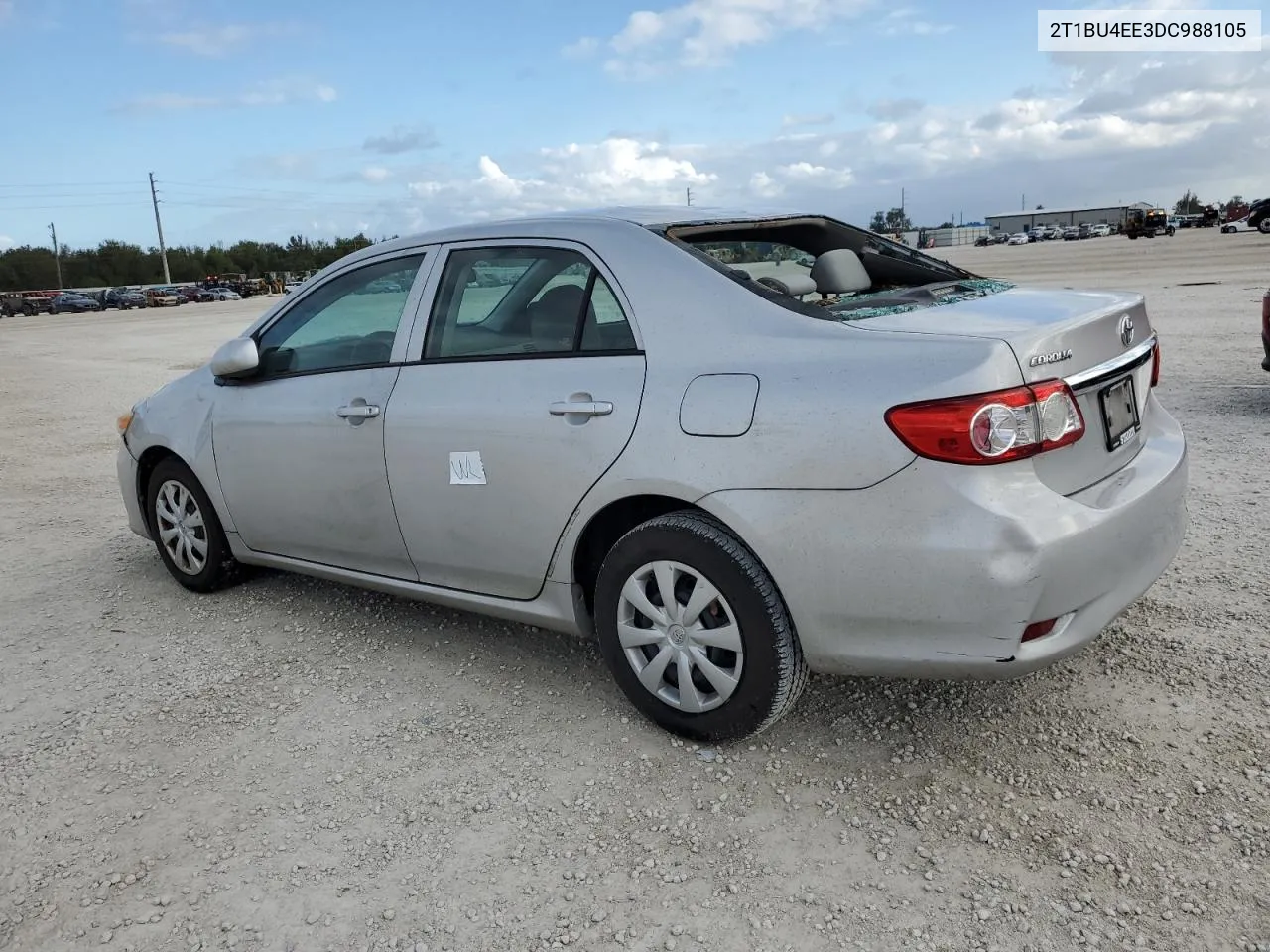 2013 Toyota Corolla Base VIN: 2T1BU4EE3DC988105 Lot: 77730374