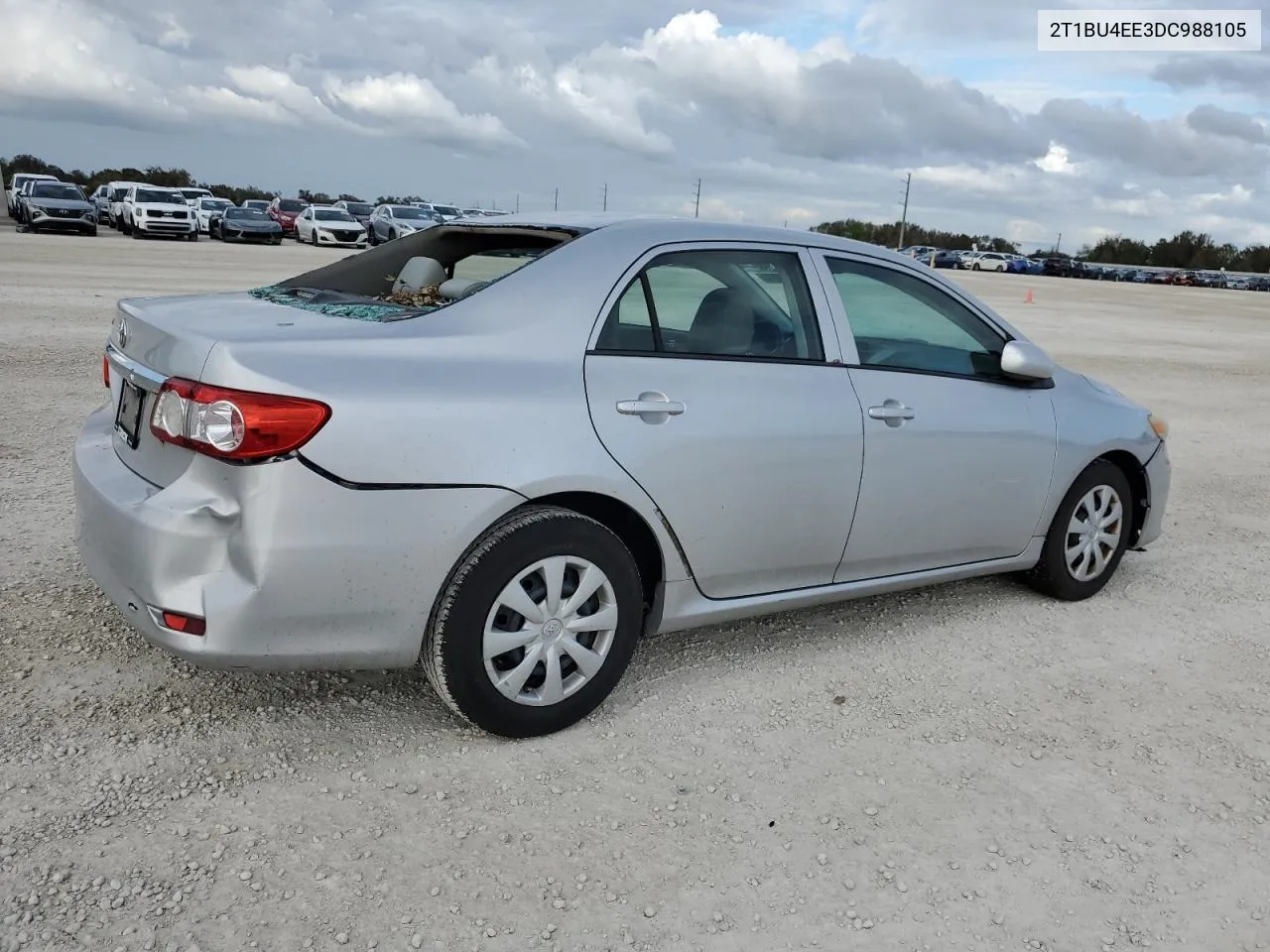 2013 Toyota Corolla Base VIN: 2T1BU4EE3DC988105 Lot: 77730374