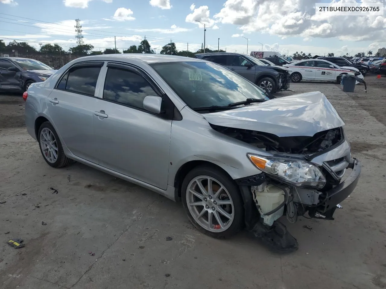 2T1BU4EEXDC926765 2013 Toyota Corolla Base