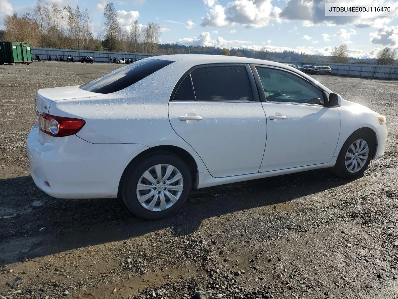 2013 Toyota Corolla Base VIN: JTDBU4EE0DJ116470 Lot: 77838124