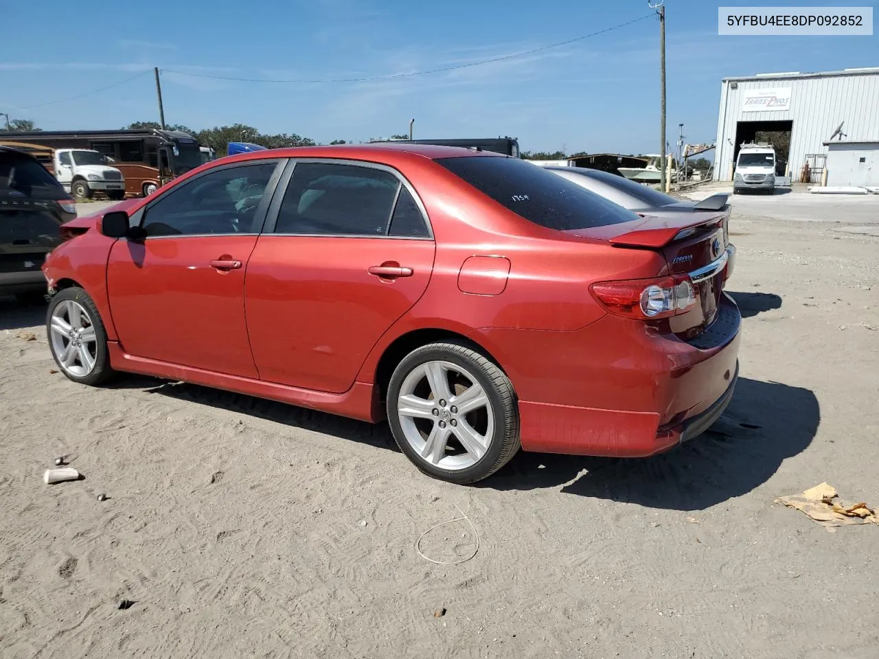 2013 Toyota Corolla Base VIN: 5YFBU4EE8DP092852 Lot: 77989944