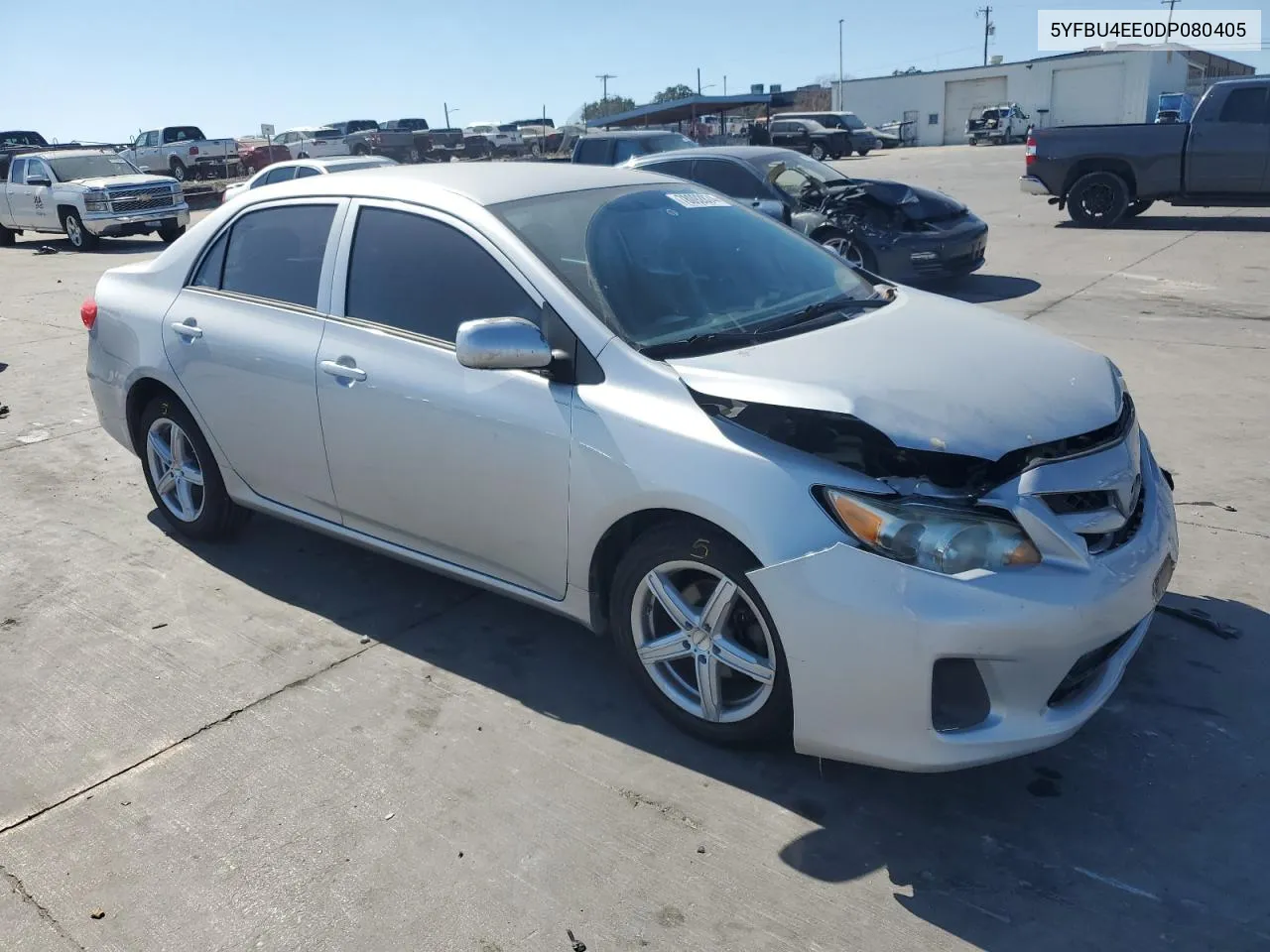 2013 Toyota Corolla Base VIN: 5YFBU4EE0DP080405 Lot: 78092874