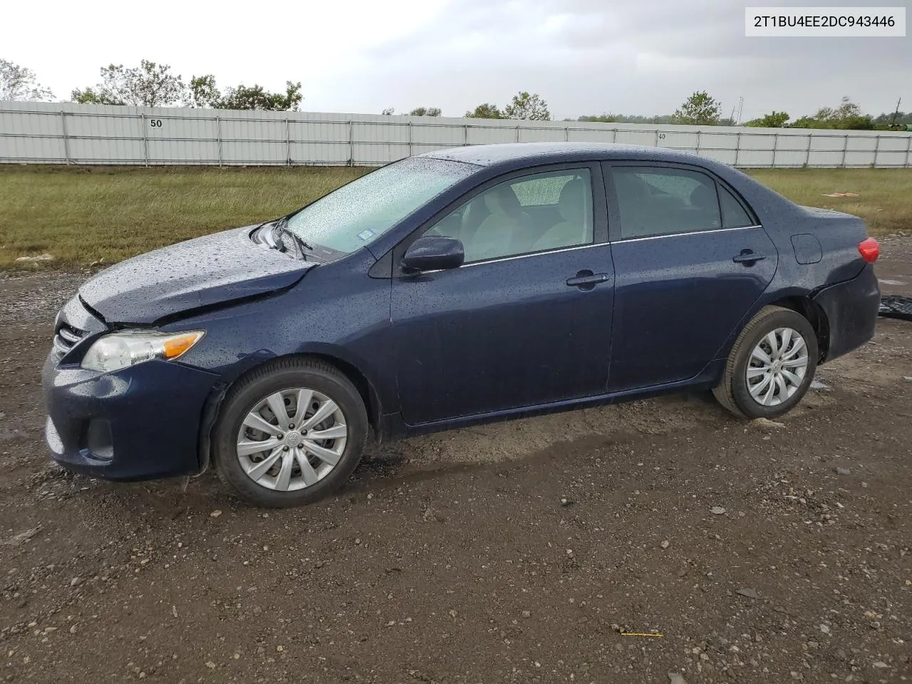 2013 Toyota Corolla Base VIN: 2T1BU4EE2DC943446 Lot: 78140024