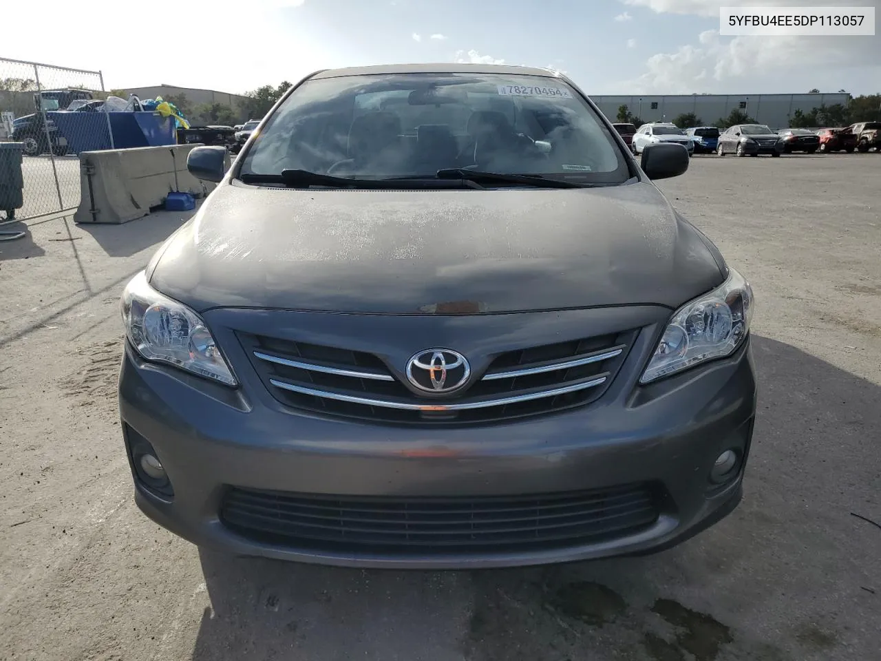 2013 Toyota Corolla Base VIN: 5YFBU4EE5DP113057 Lot: 78270464