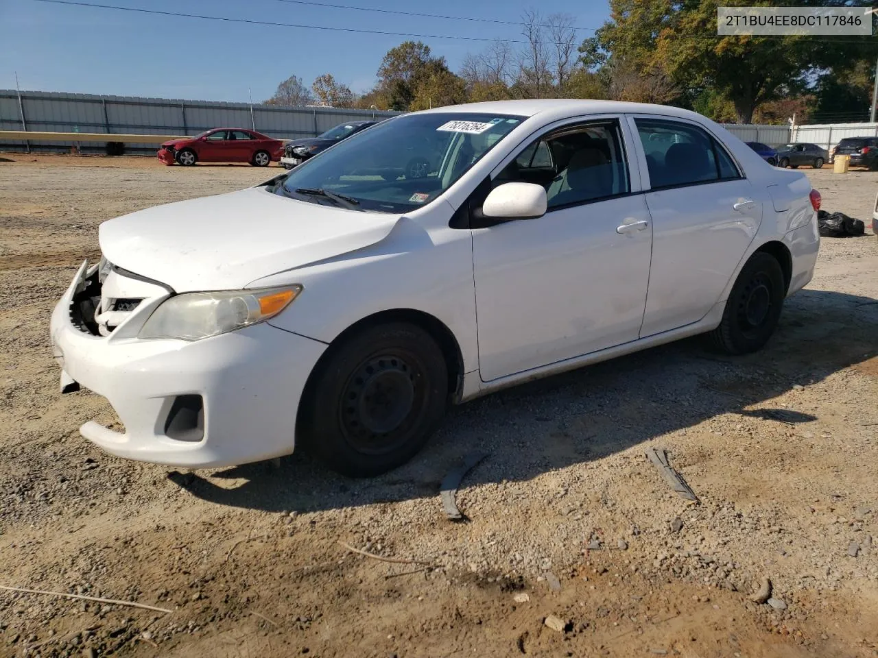 2013 Toyota Corolla Base VIN: 2T1BU4EE8DC117846 Lot: 78316264