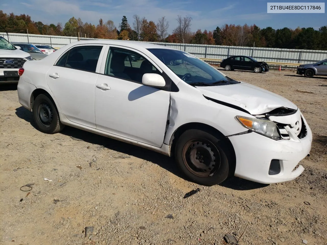 2013 Toyota Corolla Base VIN: 2T1BU4EE8DC117846 Lot: 78316264