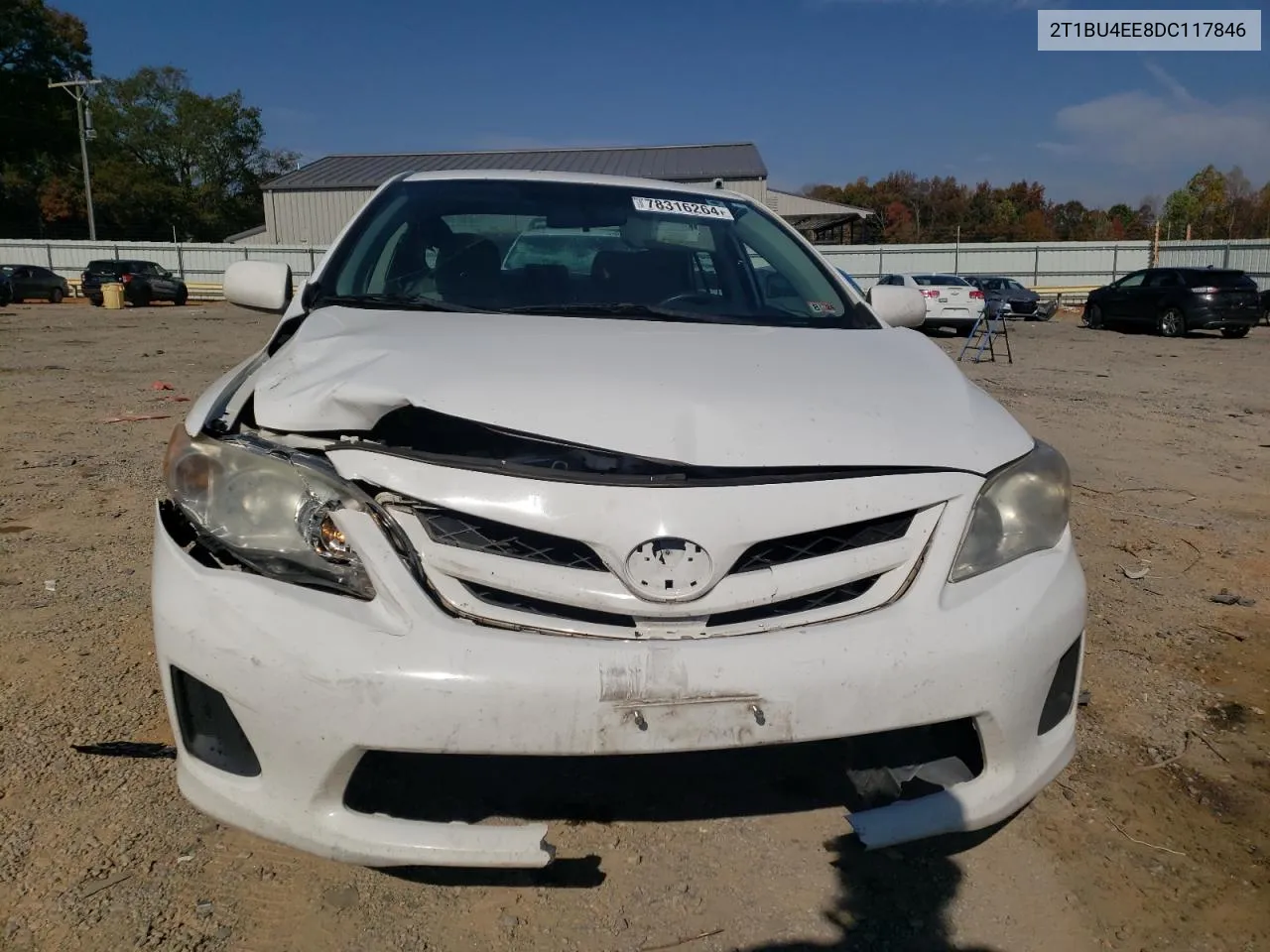 2013 Toyota Corolla Base VIN: 2T1BU4EE8DC117846 Lot: 78316264