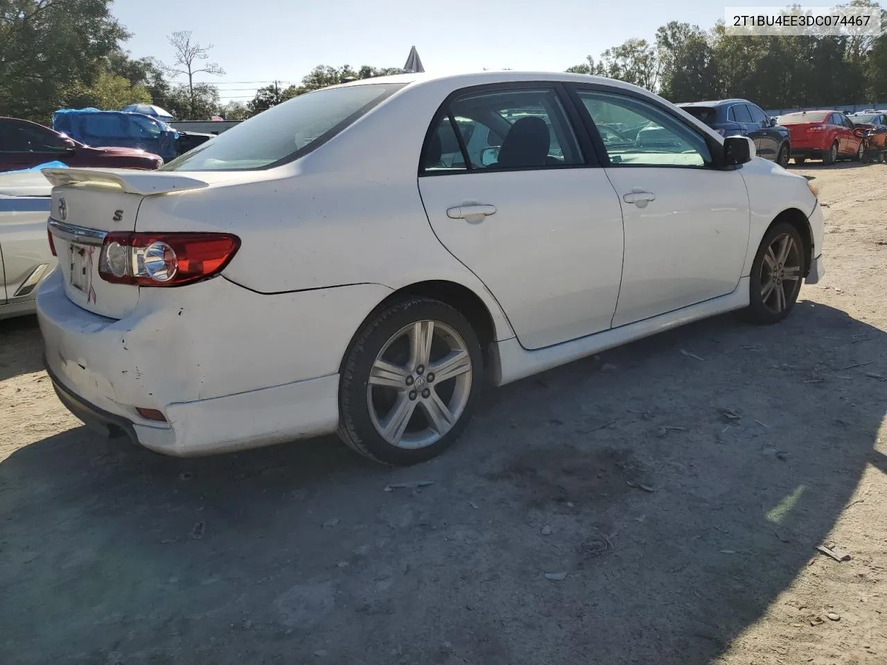 2013 Toyota Corolla Base VIN: 2T1BU4EE3DC074467 Lot: 78484994