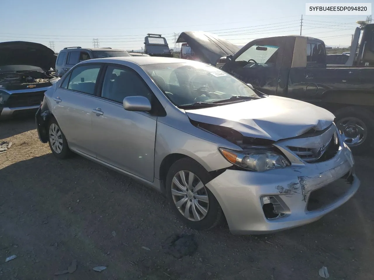 2013 Toyota Corolla Base VIN: 5YFBU4EE5DP094820 Lot: 78550094