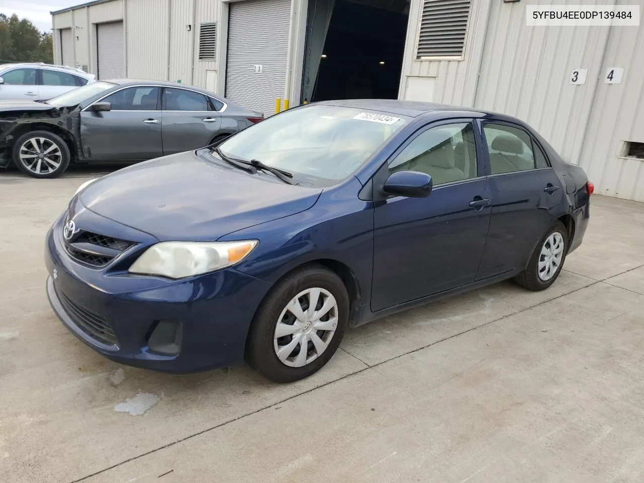 2013 Toyota Corolla Base VIN: 5YFBU4EE0DP139484 Lot: 78570434