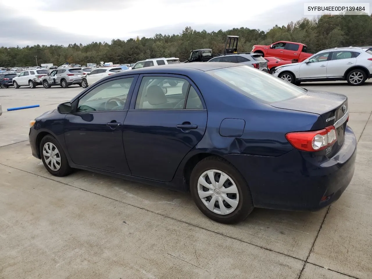 2013 Toyota Corolla Base VIN: 5YFBU4EE0DP139484 Lot: 78570434