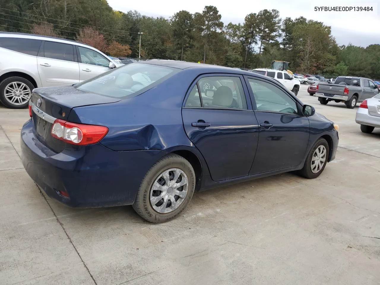 2013 Toyota Corolla Base VIN: 5YFBU4EE0DP139484 Lot: 78570434