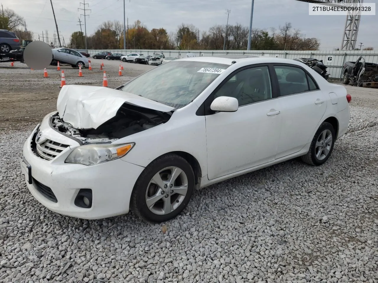 2013 Toyota Corolla Base VIN: 2T1BU4EE5DC991328 Lot: 78647394