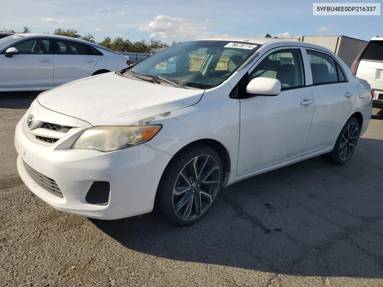 2013 Toyota Corolla Base VIN: 5YFBU4EE0DP216337 Lot: 78679774