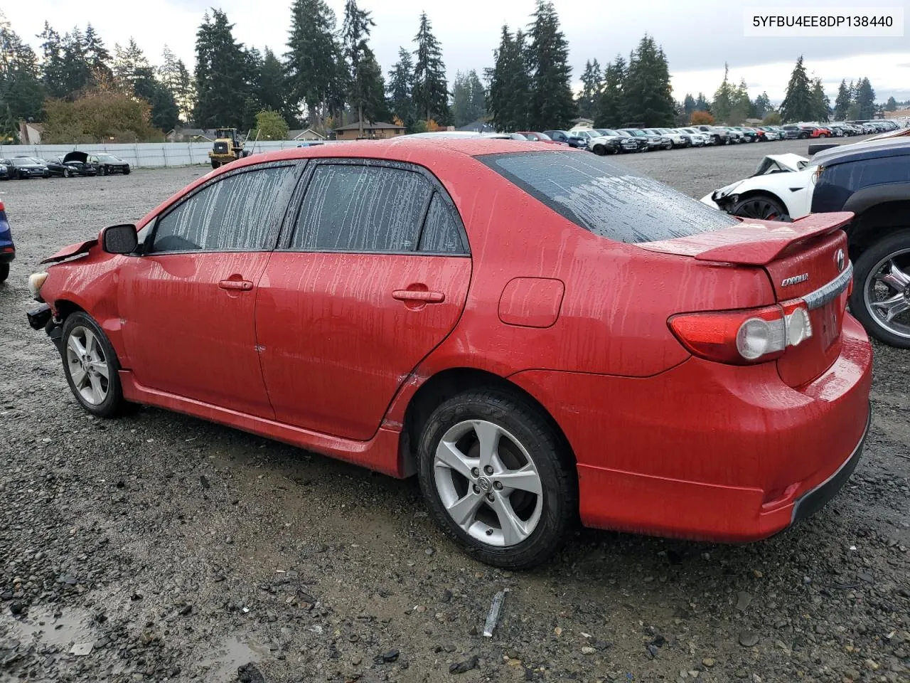 2013 Toyota Corolla Base VIN: 5YFBU4EE8DP138440 Lot: 78686754