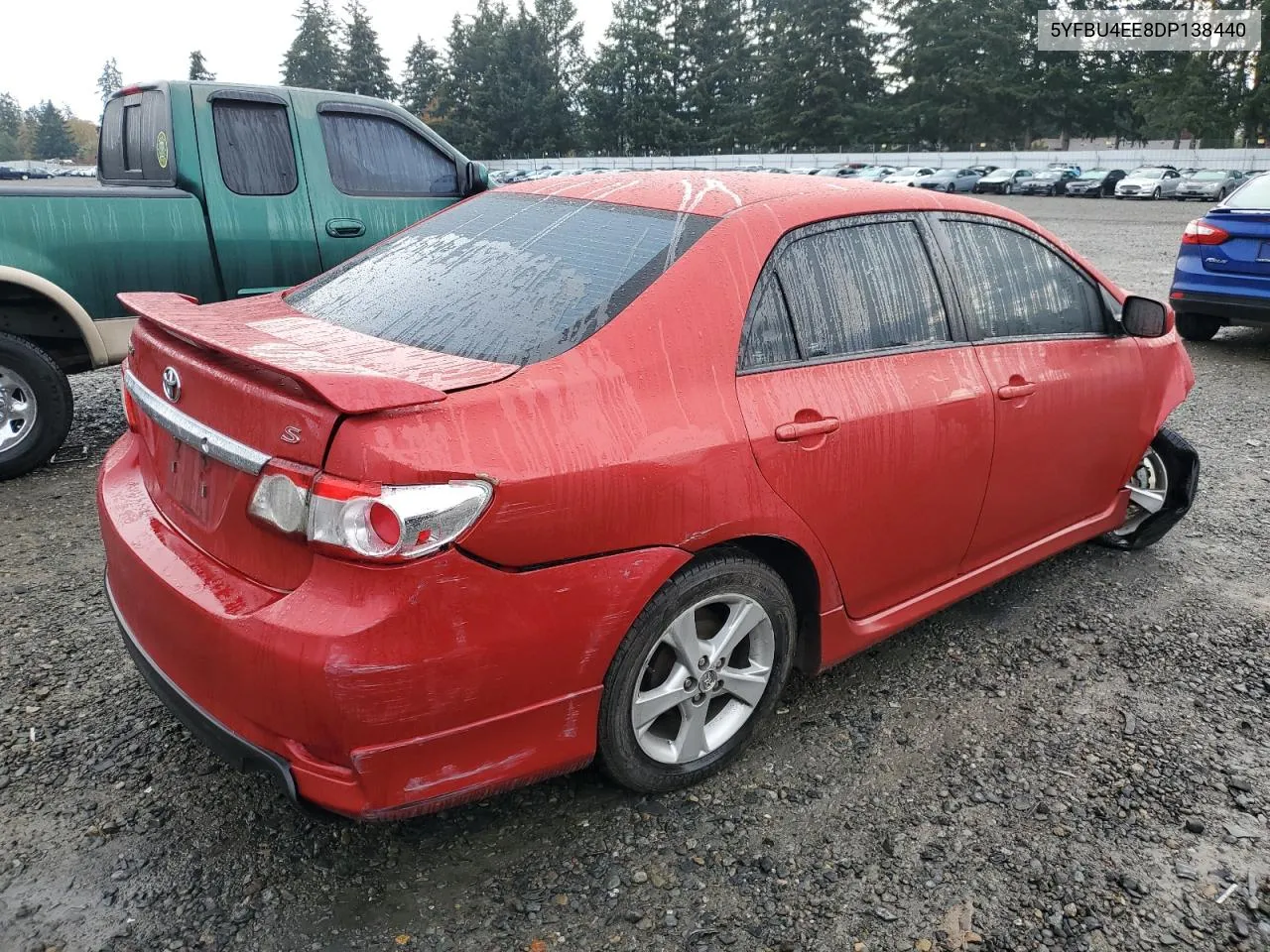 2013 Toyota Corolla Base VIN: 5YFBU4EE8DP138440 Lot: 78686754