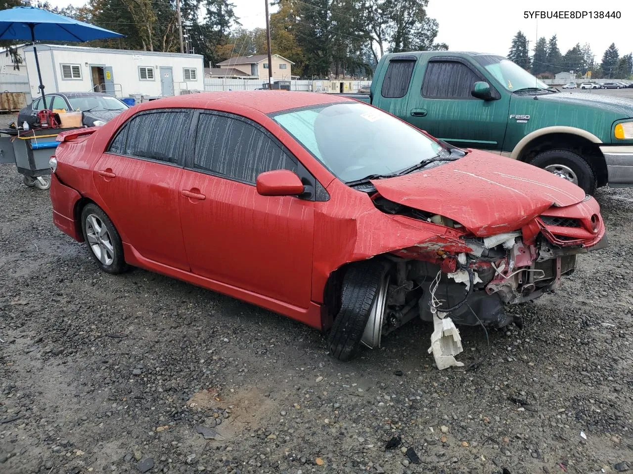 2013 Toyota Corolla Base VIN: 5YFBU4EE8DP138440 Lot: 78686754