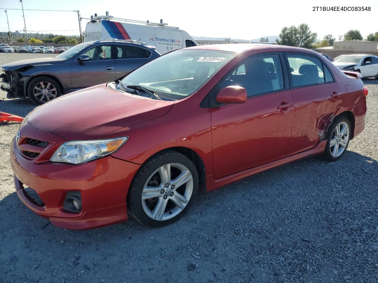 2013 Toyota Corolla Base VIN: 2T1BU4EE4DC083548 Lot: 78733914