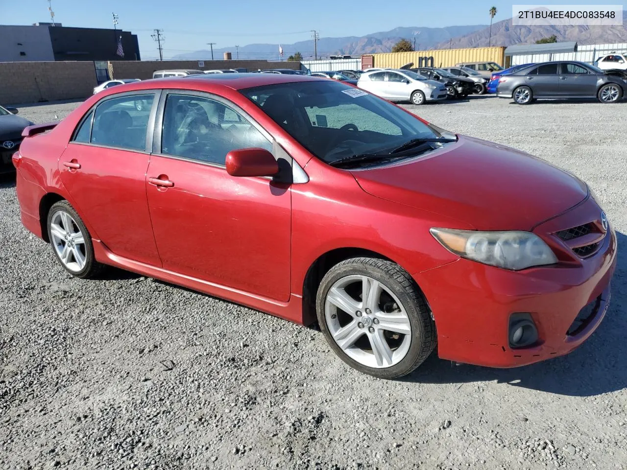 2013 Toyota Corolla Base VIN: 2T1BU4EE4DC083548 Lot: 78733914