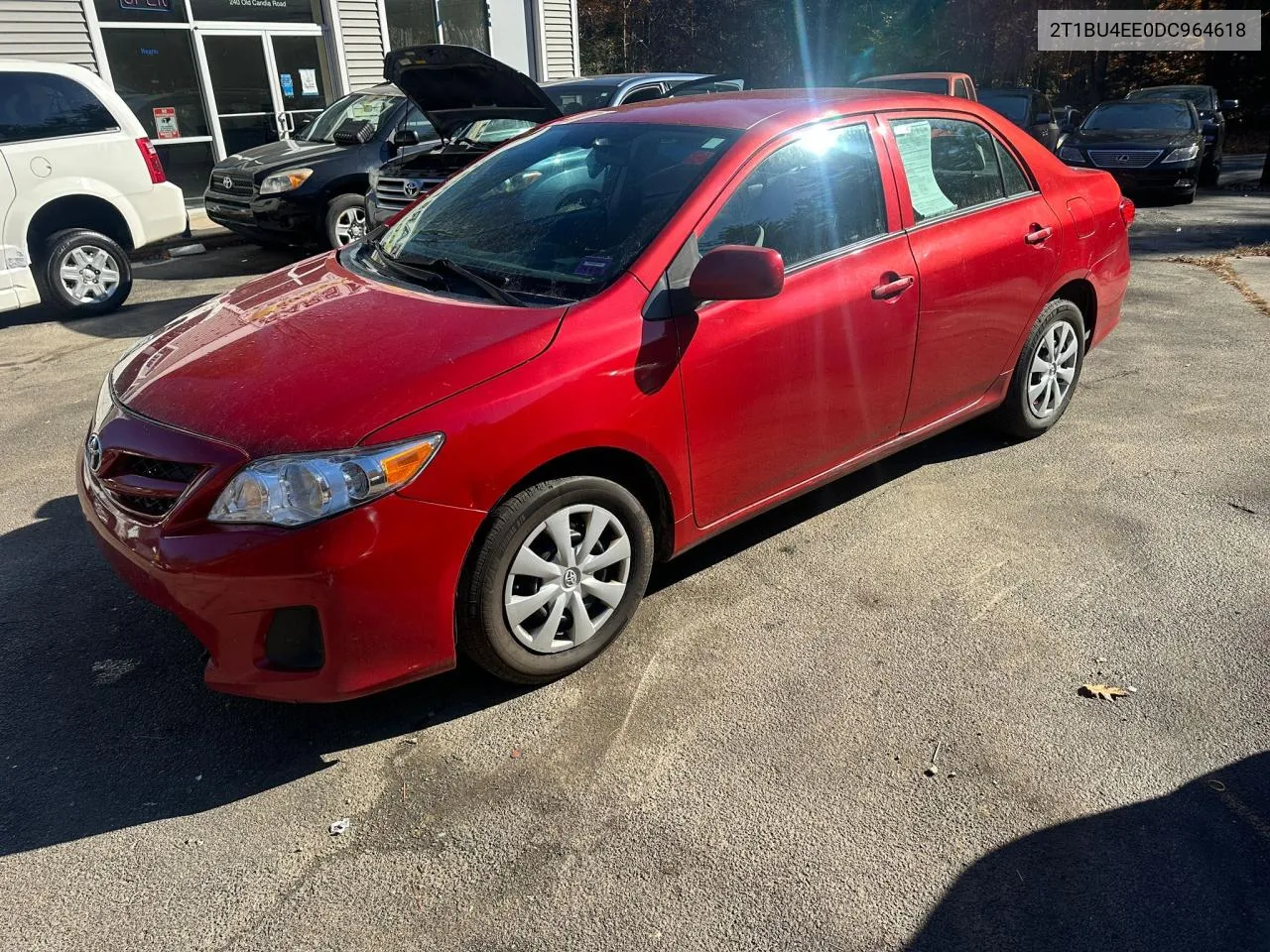 2013 Toyota Corolla Base VIN: 2T1BU4EE0DC964618 Lot: 78758814