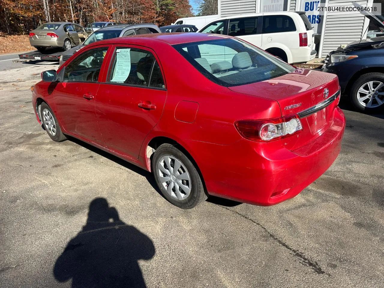 2013 Toyota Corolla Base VIN: 2T1BU4EE0DC964618 Lot: 78758814