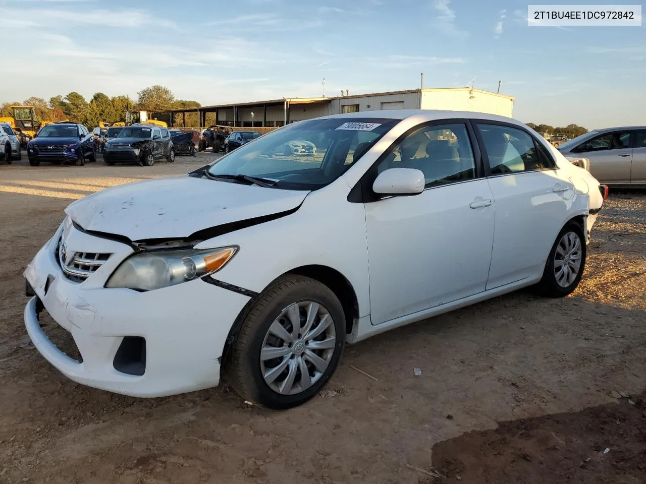 2013 Toyota Corolla Base VIN: 2T1BU4EE1DC972842 Lot: 79005664