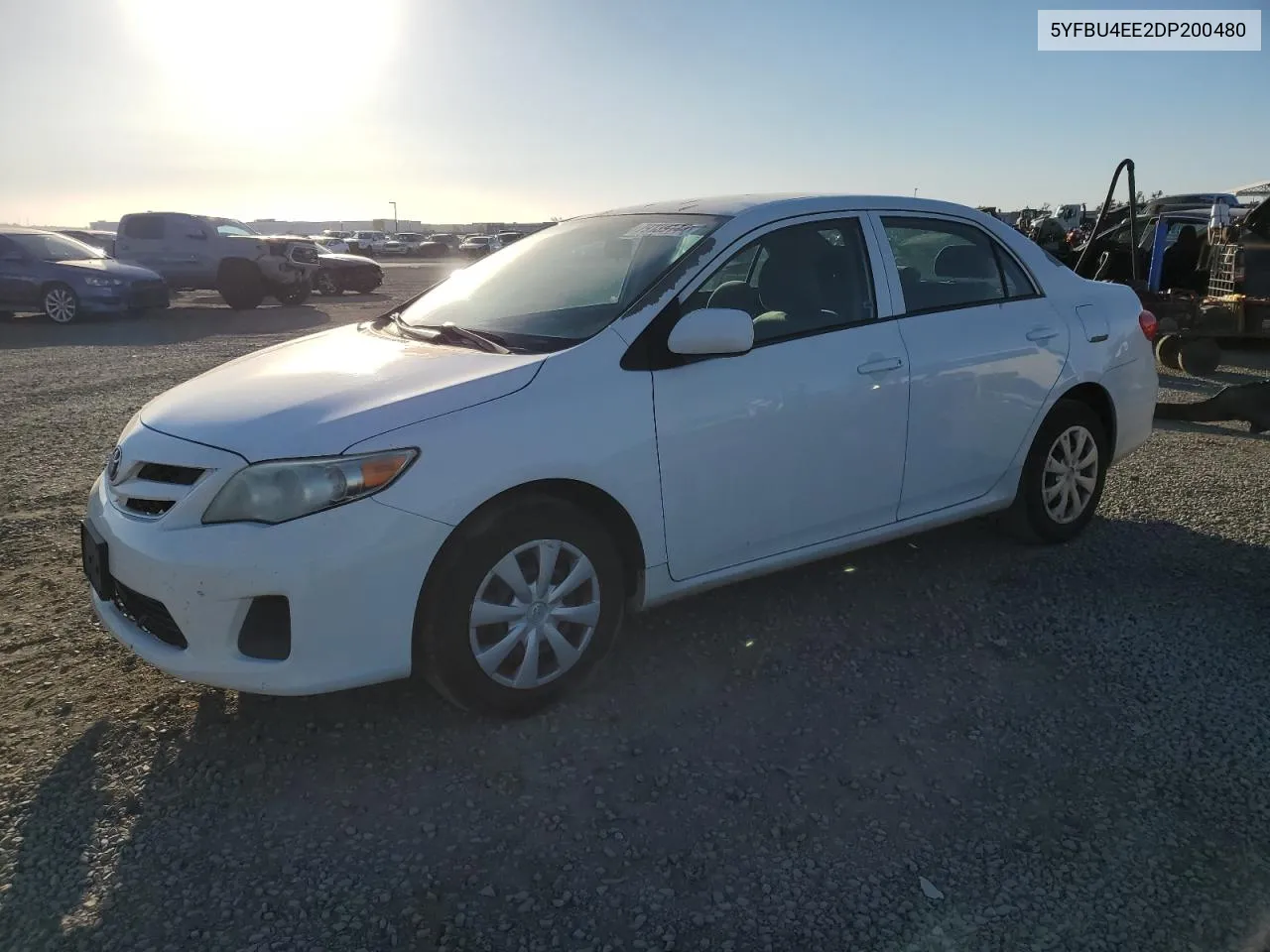 2013 Toyota Corolla Base VIN: 5YFBU4EE2DP200480 Lot: 79139144