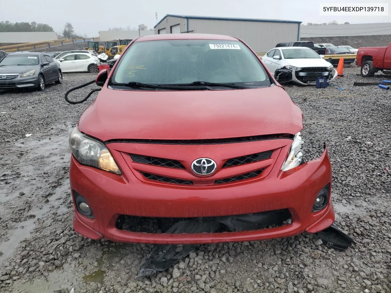 2013 Toyota Corolla Base VIN: 5YFBU4EEXDP139718 Lot: 79221474