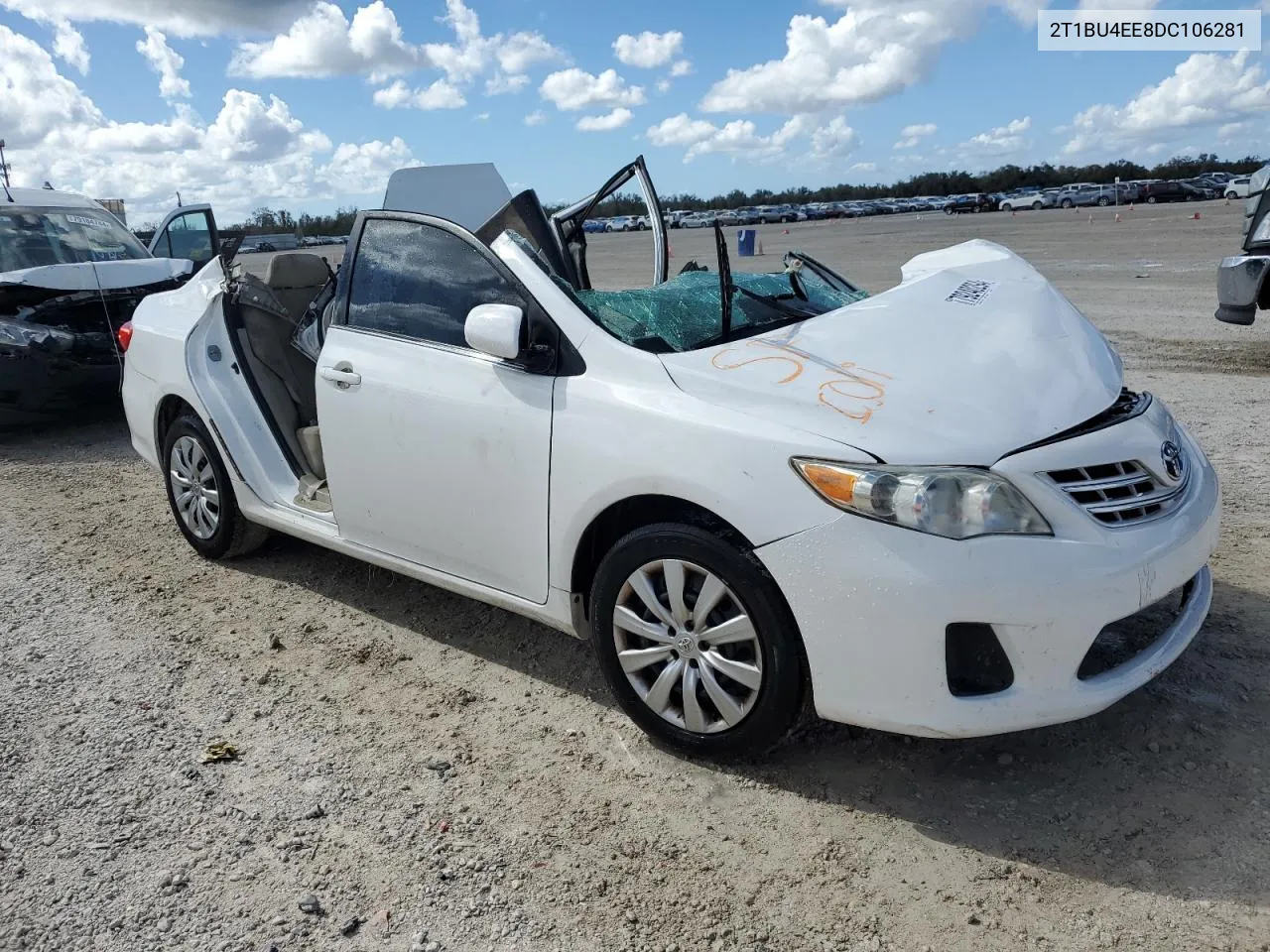 2013 Toyota Corolla Base VIN: 2T1BU4EE8DC106281 Lot: 79240294