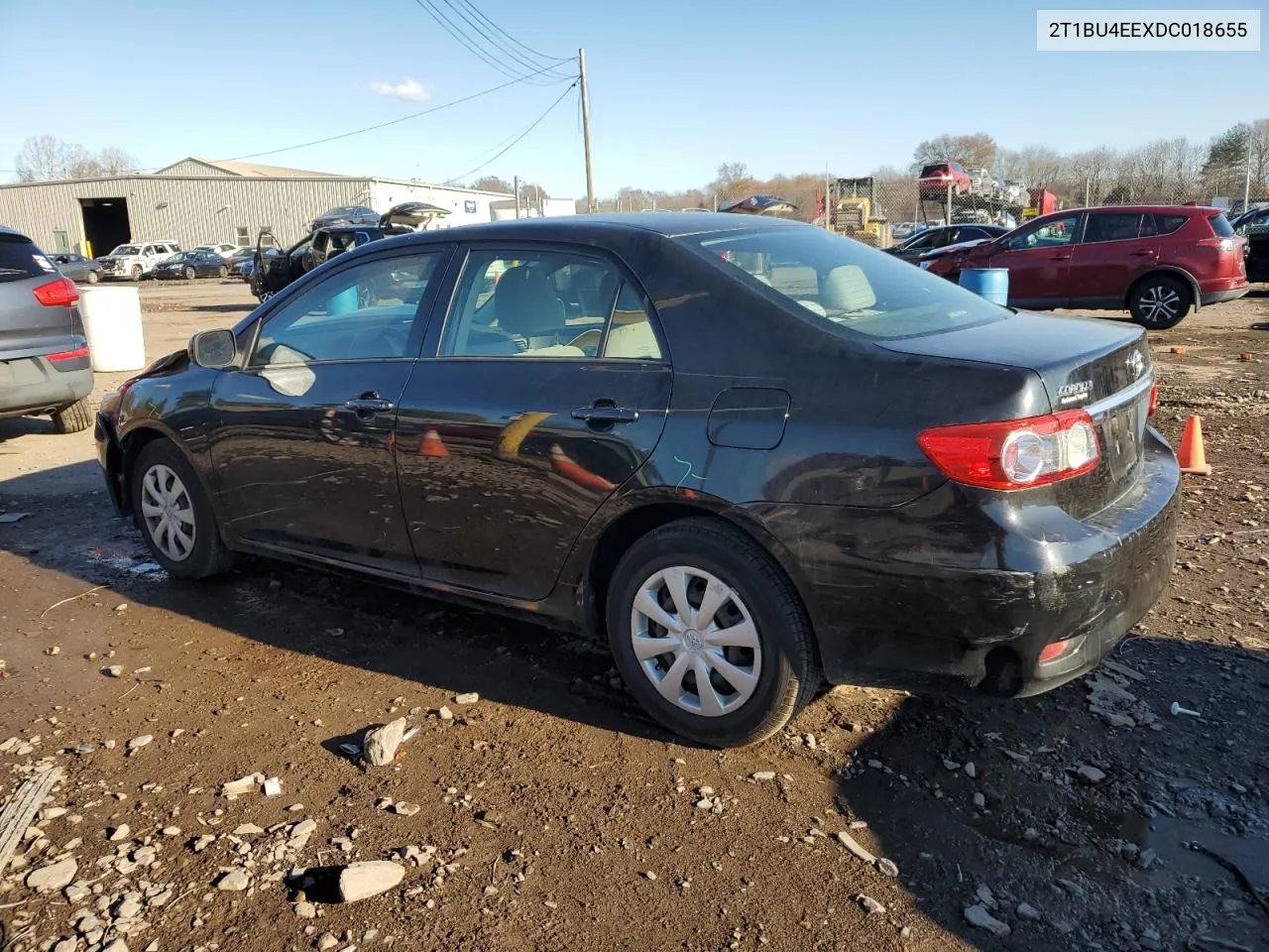 2013 Toyota Corolla Base VIN: 2T1BU4EEXDC018655 Lot: 79255024