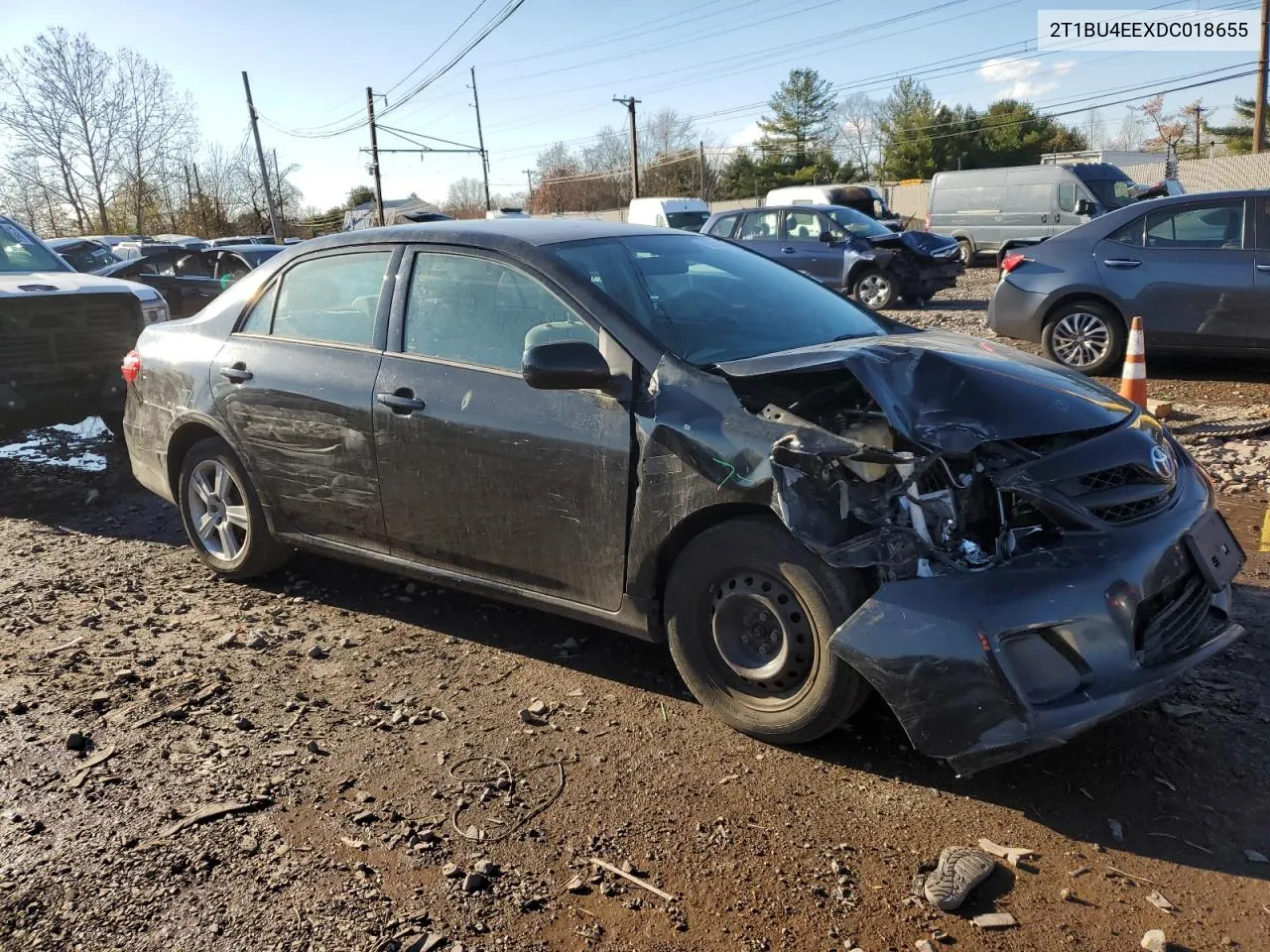 2013 Toyota Corolla Base VIN: 2T1BU4EEXDC018655 Lot: 79255024