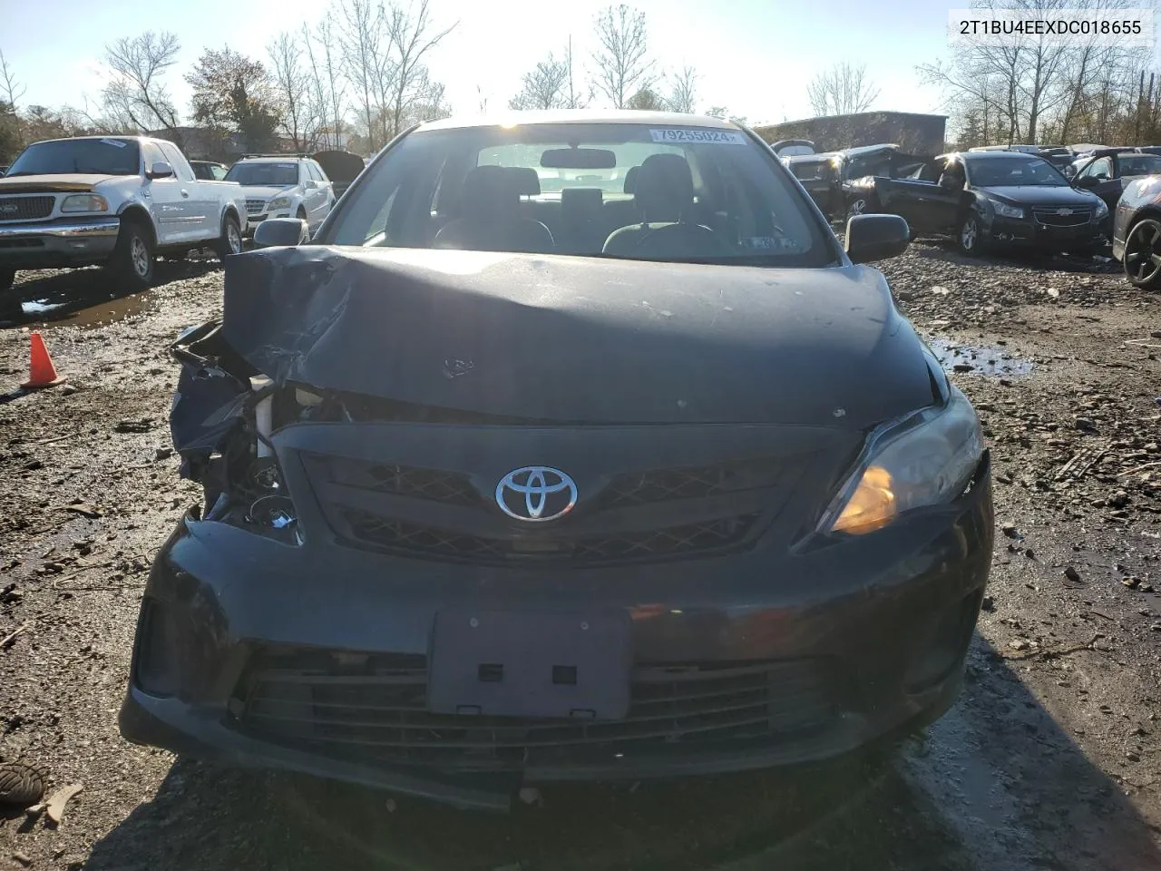 2013 Toyota Corolla Base VIN: 2T1BU4EEXDC018655 Lot: 79255024