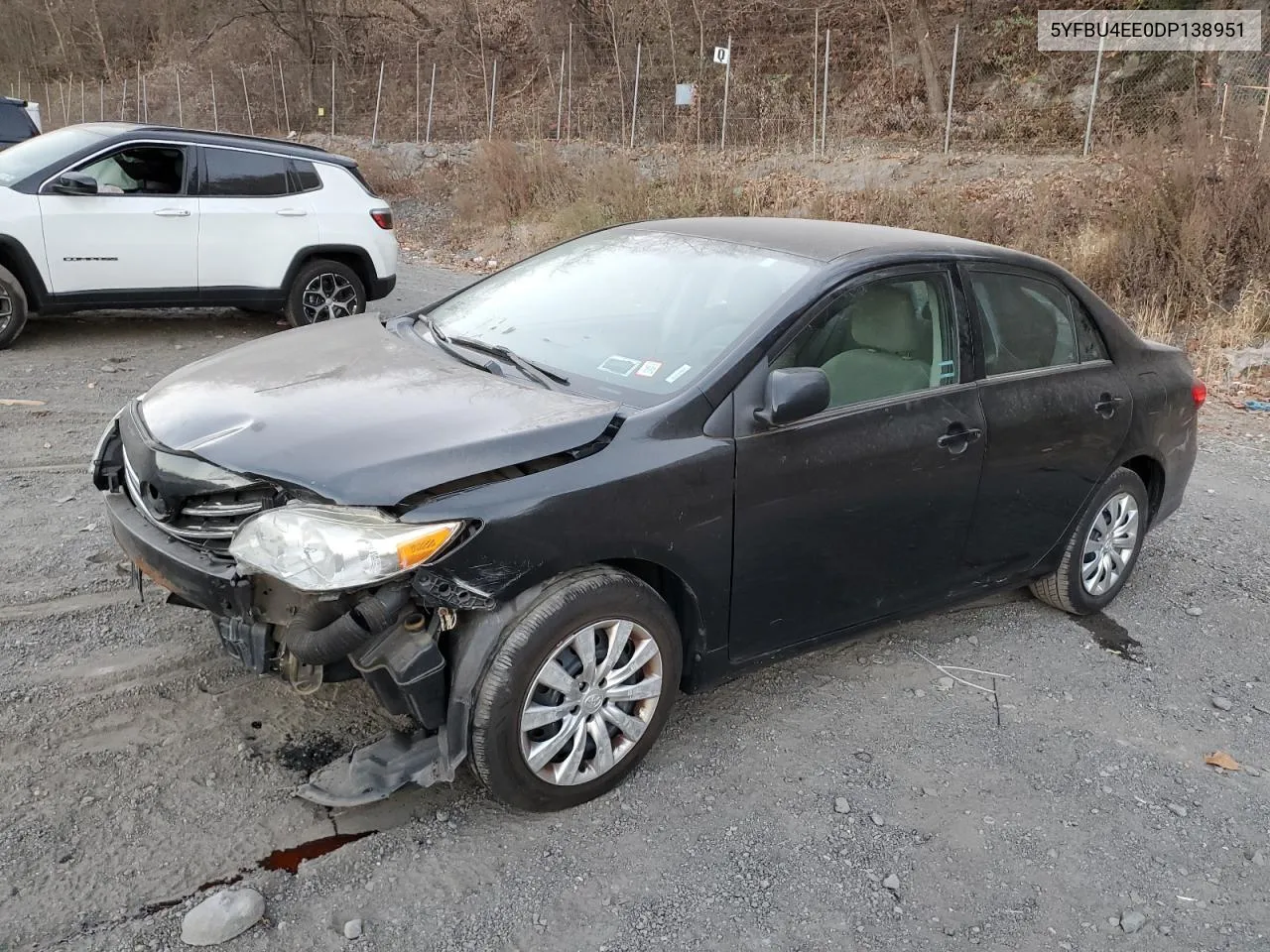 5YFBU4EE0DP138951 2013 Toyota Corolla Base