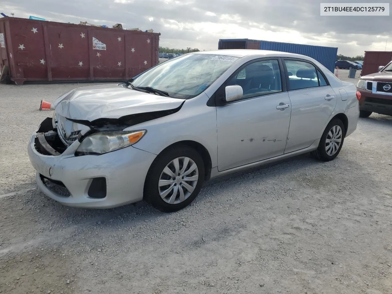 2013 Toyota Corolla Base VIN: 2T1BU4EE4DC125779 Lot: 79640184