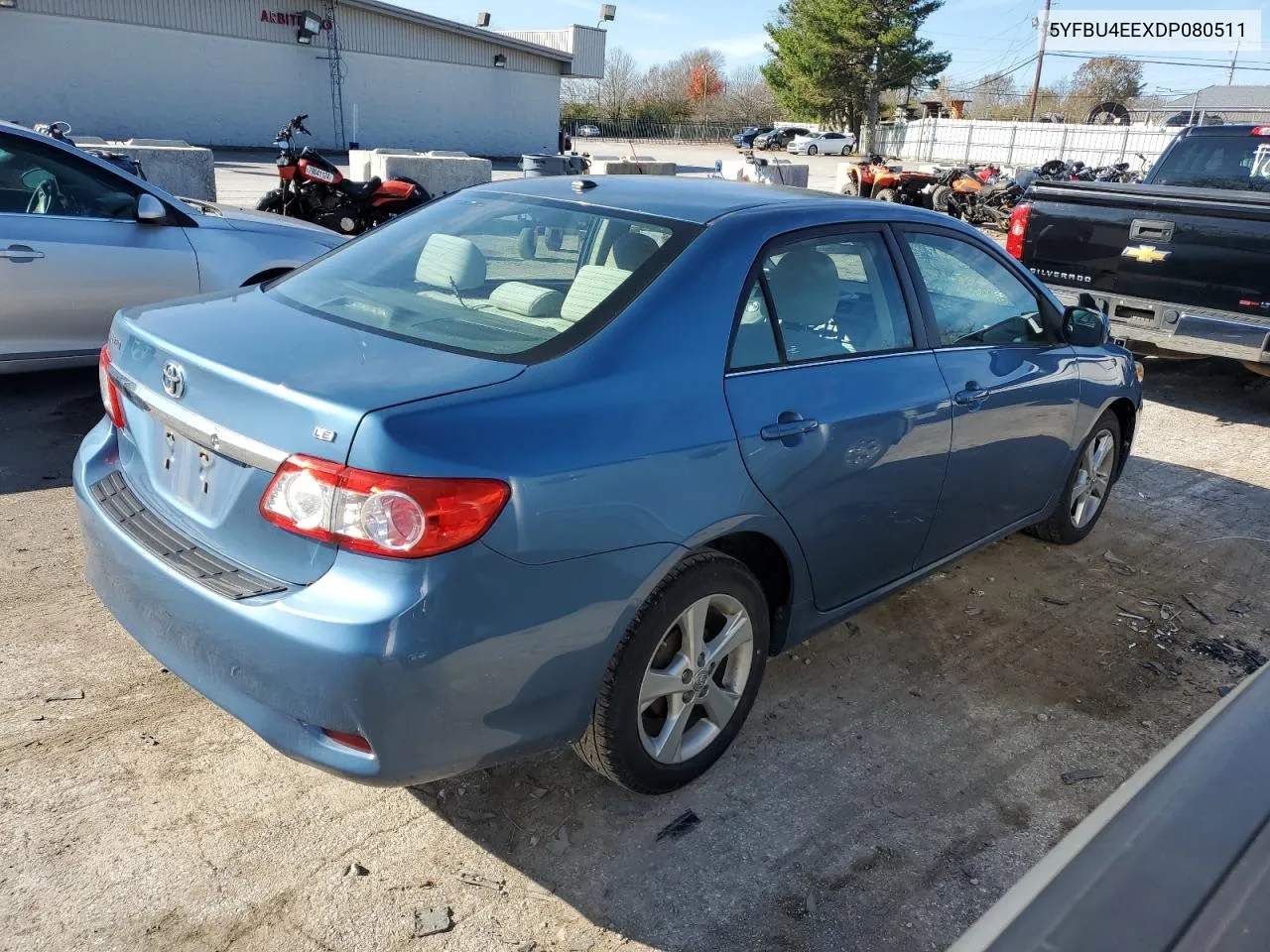 2013 Toyota Corolla Base VIN: 5YFBU4EEXDP080511 Lot: 79653954