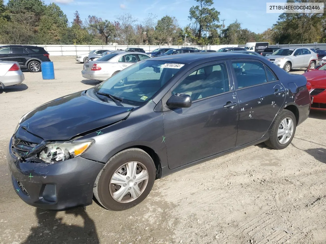 2013 Toyota Corolla Base VIN: 2T1BU4EE0DC042446 Lot: 79744164