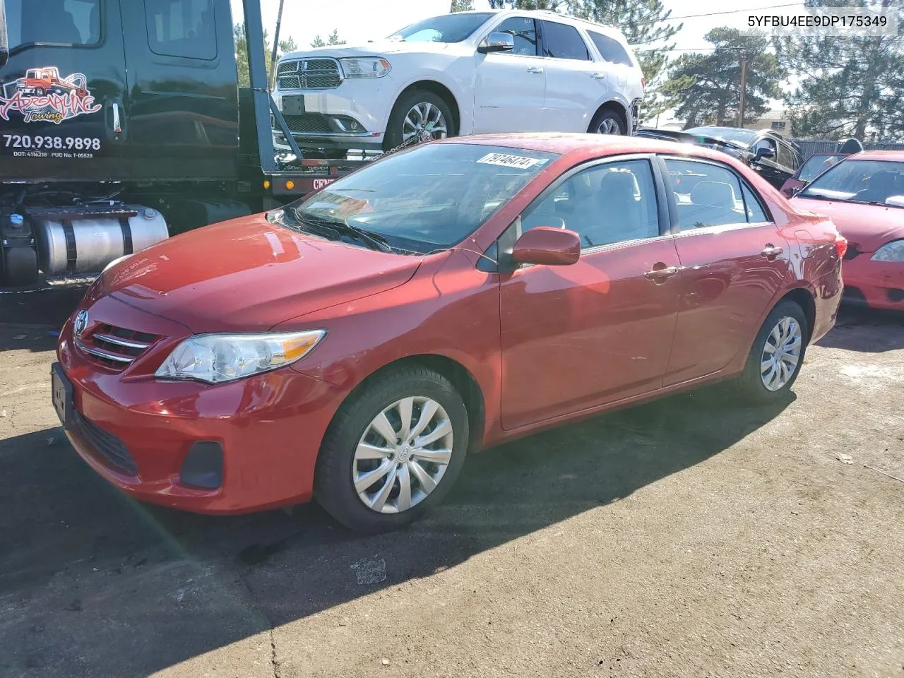 2013 Toyota Corolla Base VIN: 5YFBU4EE9DP175349 Lot: 79746474