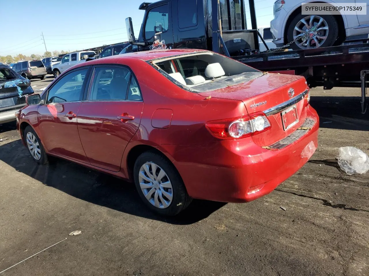 2013 Toyota Corolla Base VIN: 5YFBU4EE9DP175349 Lot: 79746474