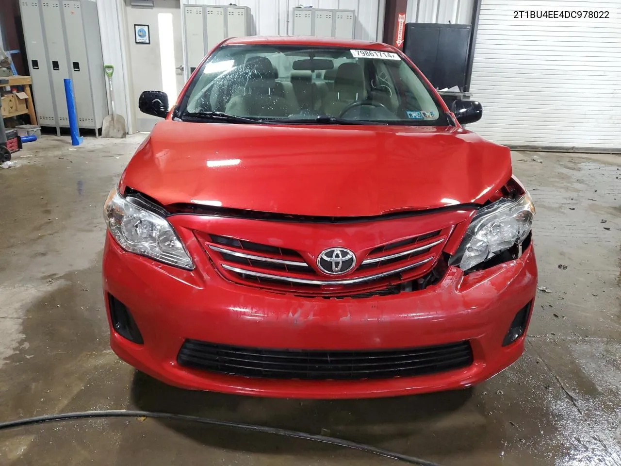 2013 Toyota Corolla Base VIN: 2T1BU4EE4DC978022 Lot: 79861714