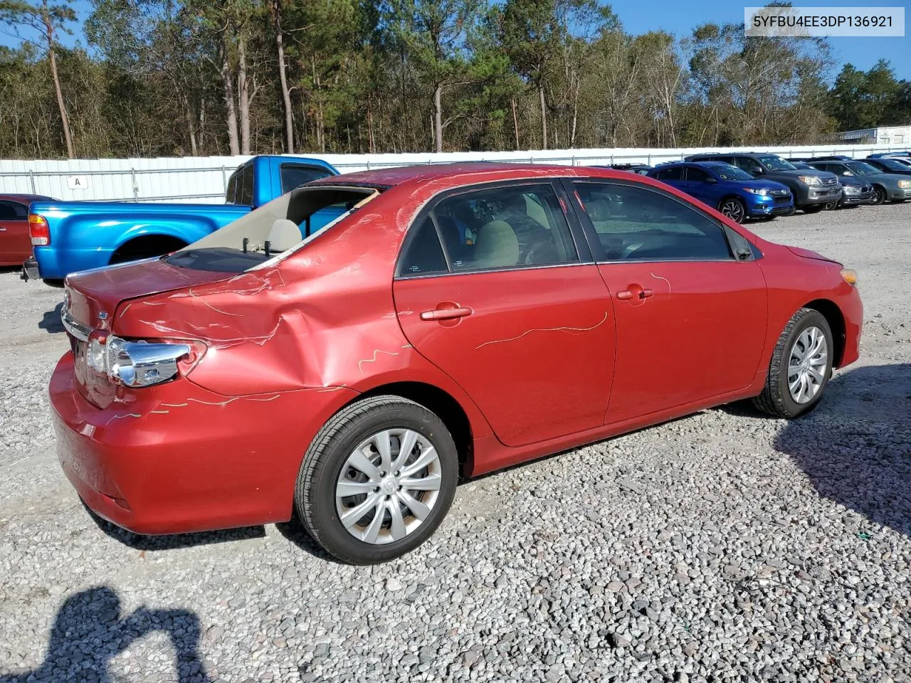 2013 Toyota Corolla Base VIN: 5YFBU4EE3DP136921 Lot: 79862974