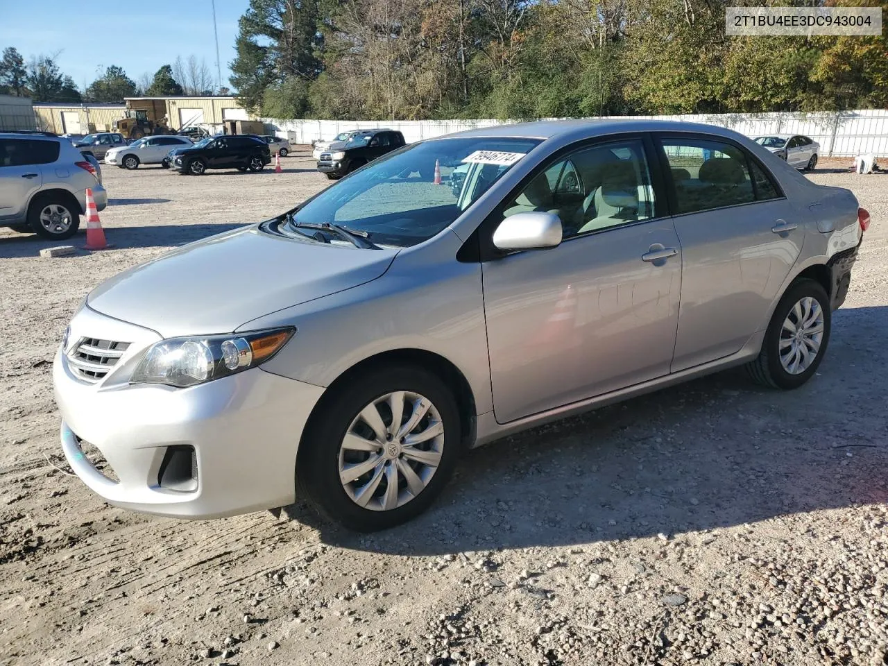 2013 Toyota Corolla Base VIN: 2T1BU4EE3DC943004 Lot: 79946774