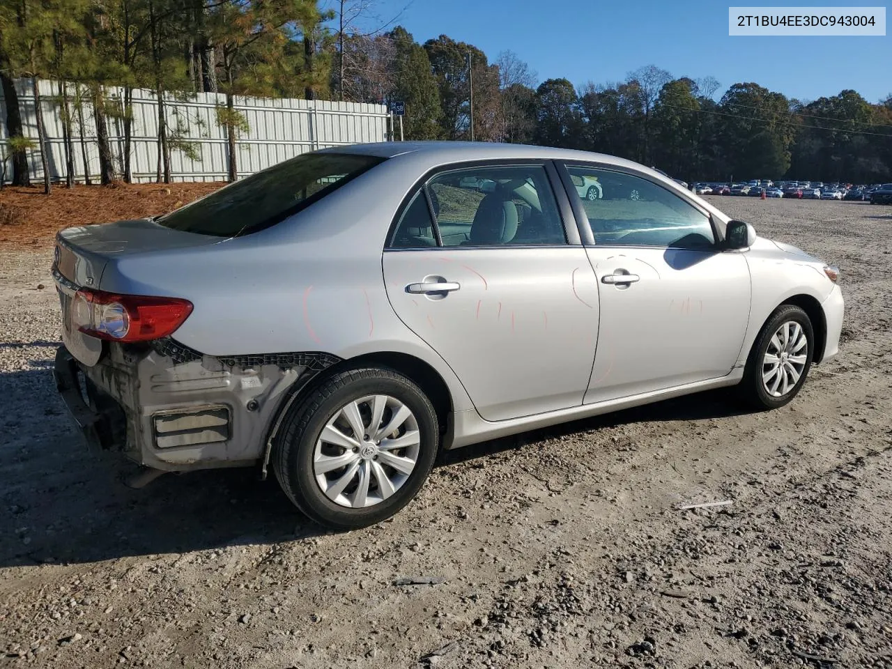 2013 Toyota Corolla Base VIN: 2T1BU4EE3DC943004 Lot: 79946774